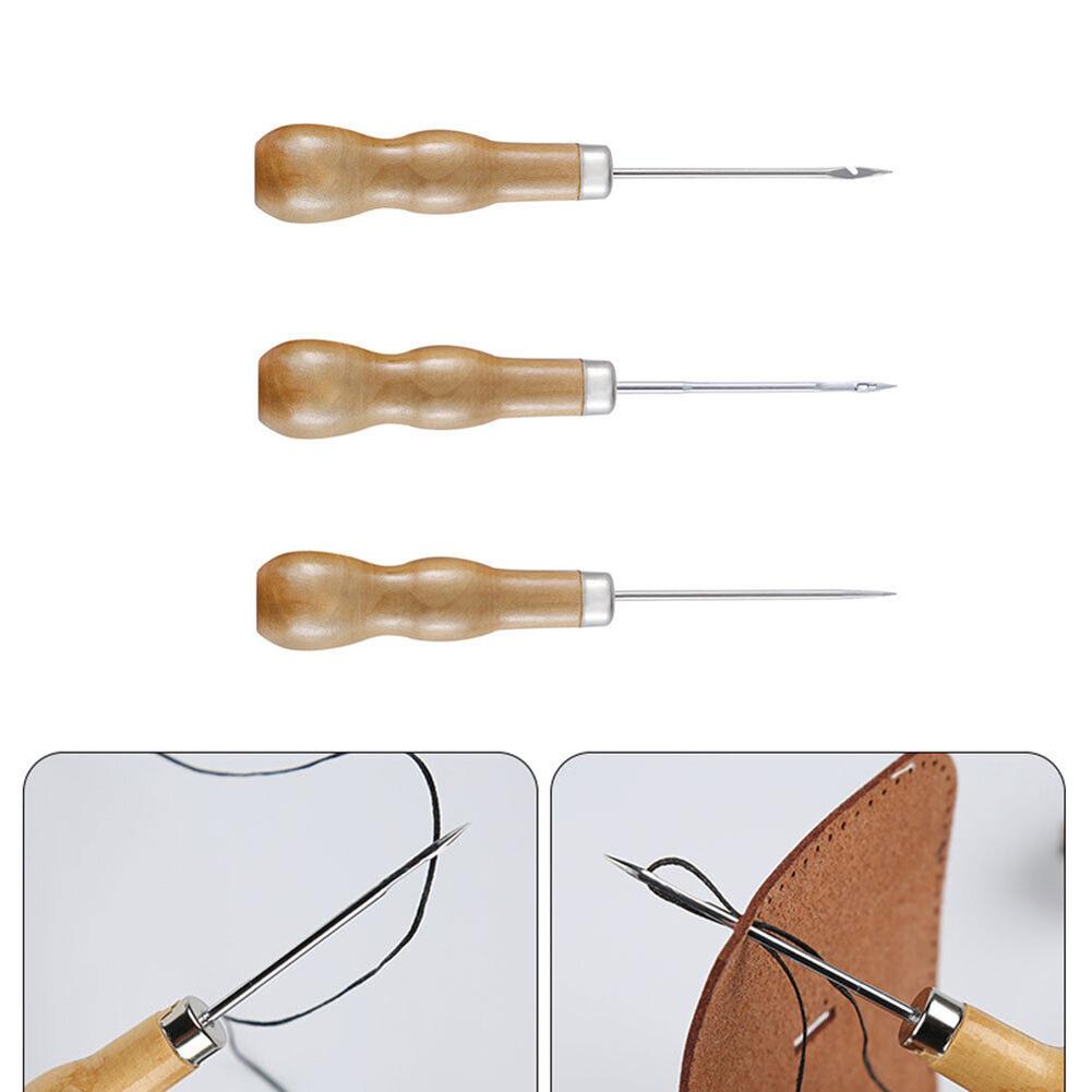 Craft Stitch Needle DIY Shoe Repair Leather Sewing Awl