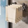 Retractable Gloves Towels Drying Rack Wall Mounted Clothes Hanger  Bathroom