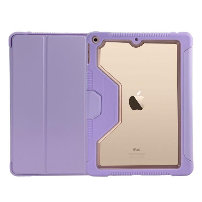 Apple iPad 10.2 Protective Leather Case with Magnetic Stand and Anti-Fall Design for 2019-2021 Models.