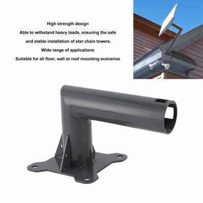 Aluminum Alloy Mounting Kit for Starlink Heavy Duty Internet Dish Pole Mount for Roof Wall Mounting Kit for Starlink