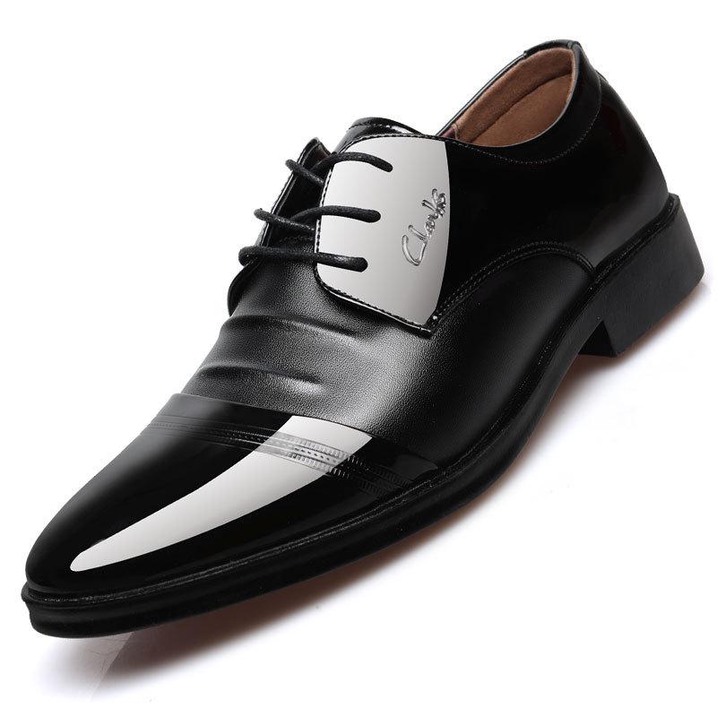 Men'S Business Casual Large Size Leather Shoes Dress Office Shoes Men'S Shoes