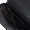 Le Chromaqi Cut-Out Edge Black Shoulder Bag