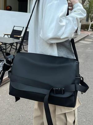 2025 Minimalistinė vyriška didelės talpos odinė peties rankinė - Atsitiktinė crossbody rankinė