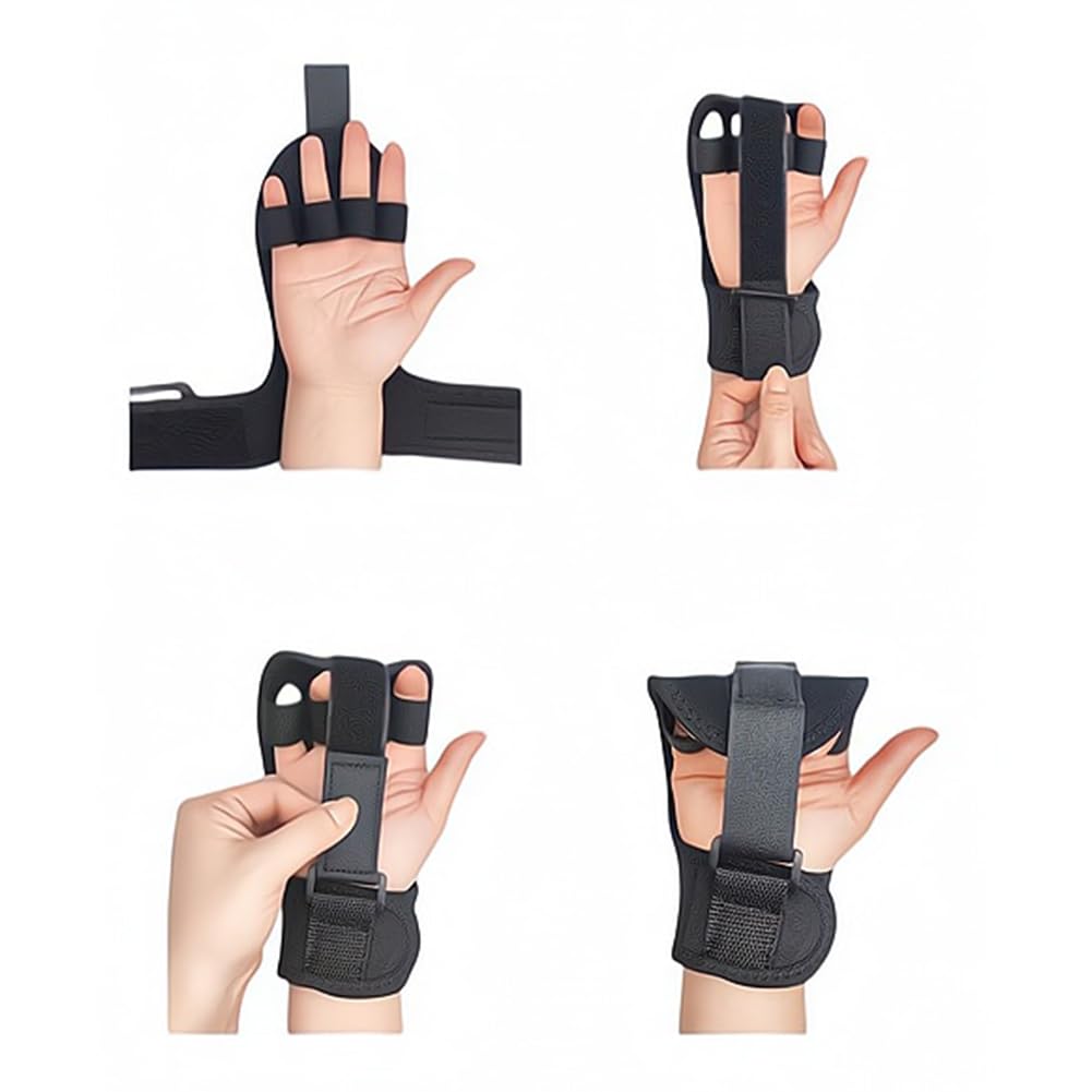 Rehabilitation Training Gloves for the Elderly and Suitable for Muscle Finger Grip Strength Hand and Other Hand Waterproof Canvas and Provides Finger