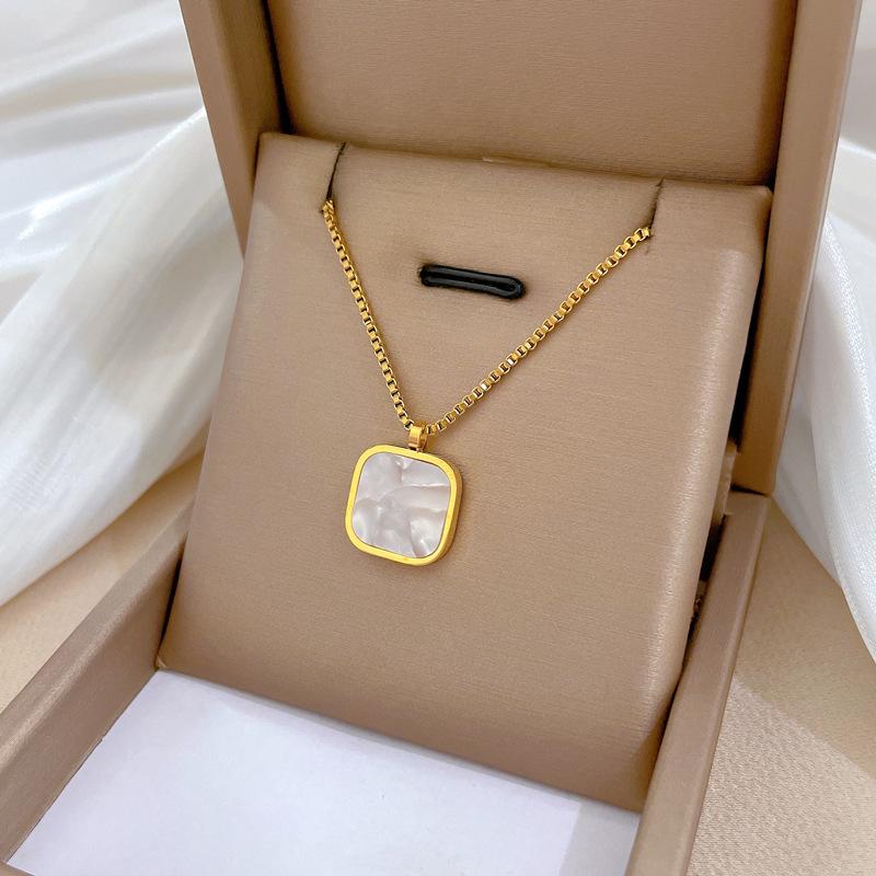Real Gold Electroplating In The Furnace, Good Color Retention, Cold Necklace, Female Collarbone Chain With Jewelry