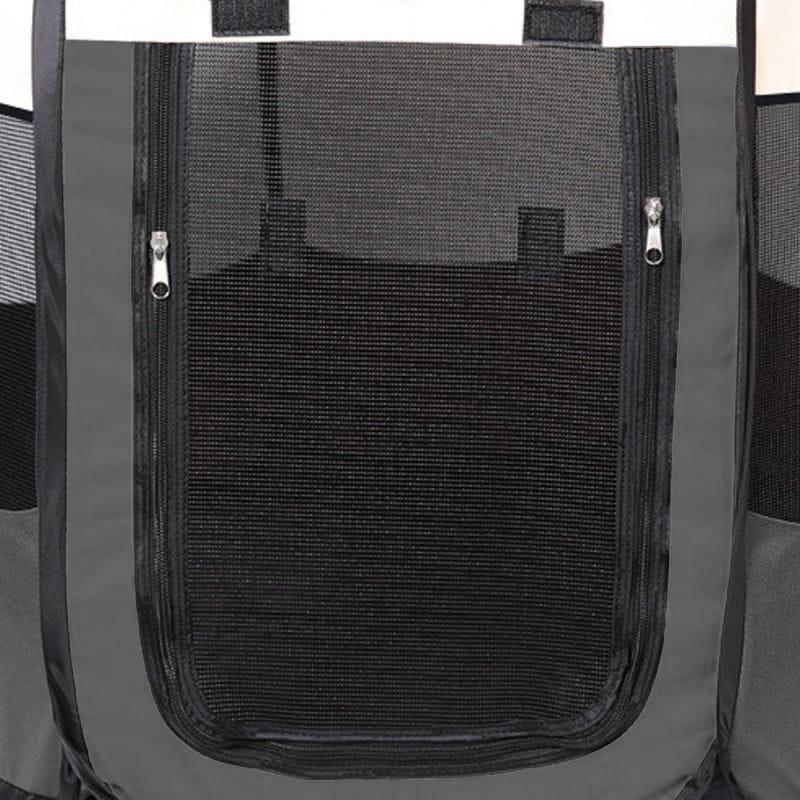 Dog/cat playpen 74x74x43cm - gray