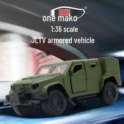 1:36 Veículo Militar JLTV de Liga Blindado Modelo Carro de Puxar Ornamento de Cena de Bolo de Assar
