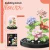 Diy Micro Flower Building Blocks Mini Bricks Particles Eternal Life Flowers Home Decoration Assembling Puzzle Toy Christmas Gift