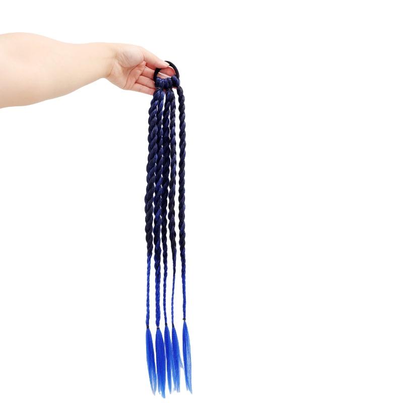 

Gradient Ribbon Braided Hair Clip Ponytail Extension By Xulu Unique Dirty Braided Hair Accessory For Women Characters)