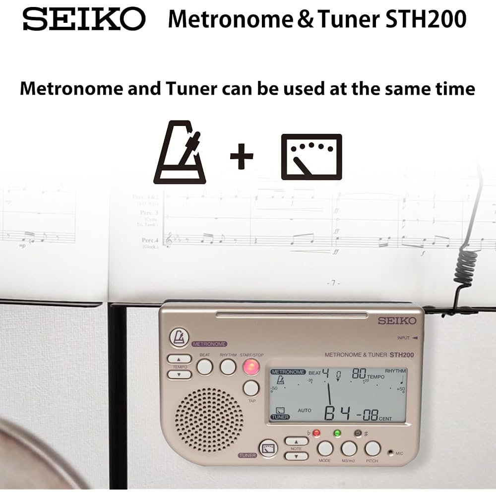 Seiko Seiko Metronome & Tuner Gold STH200K