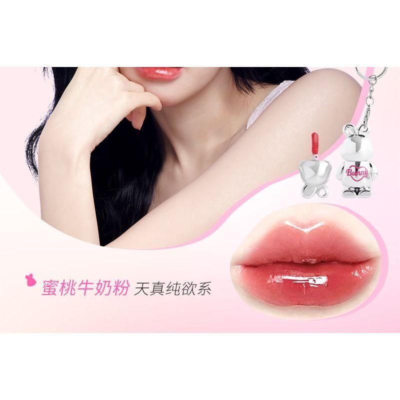 MANSLY - Bunny Keychain Lip Gloss - 4 Colors