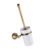 Resistant Toilet Brush Holders Wall Mounted Bathroom Storage Detachable Brush Head Antique Decors for Bathroom USE
