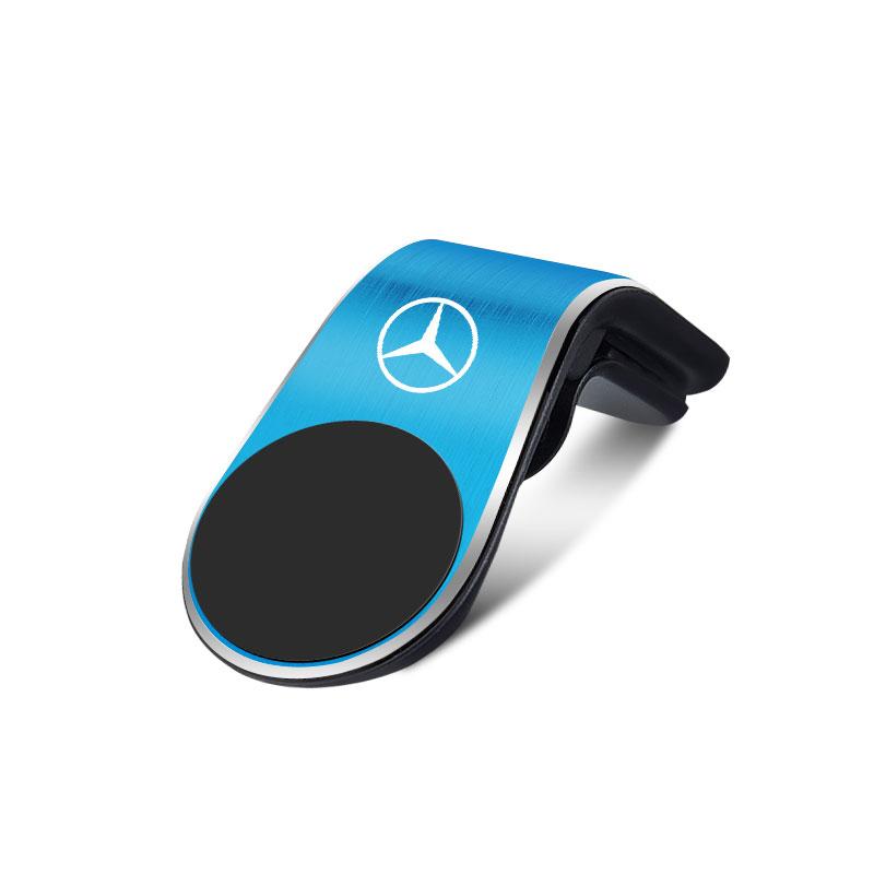 New 1Pcs Magnetic Car Emblem Phone Holder 360 Rotation Bracket For Mercedes-Benz B-Class W245 W246 W247