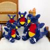 Toy Plush Garchomp With Pp Cotton And Embroidery Design For Gift Kids