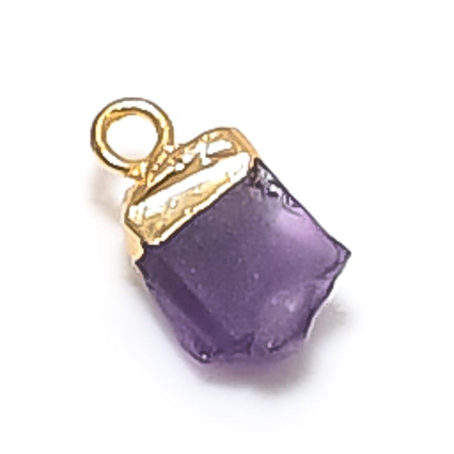 

Amethyst Rough Gemstone 925 Sterling Silver Jewelry Pendant 0.59