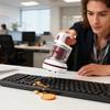 Pc Vacuum Cleaner Cordless Compact Quiet Cleaning Device Mini Computer Vacuum For Home Travel Desk Floor Table Offices Indoor