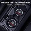 1/2Pcs Car Coasters Water Cup Slots Non-Slip Mat For Honda CITY CIVIC Mugen MB4 Pilot Type R Type S Si Insight Auto Accessories