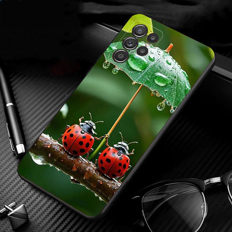 Phone Case For Samsung Galaxy S26 S25 S24 S23 S22 S21 Ultra S24 S23 S22 S21 S25 Plus S24 FE Ladybug