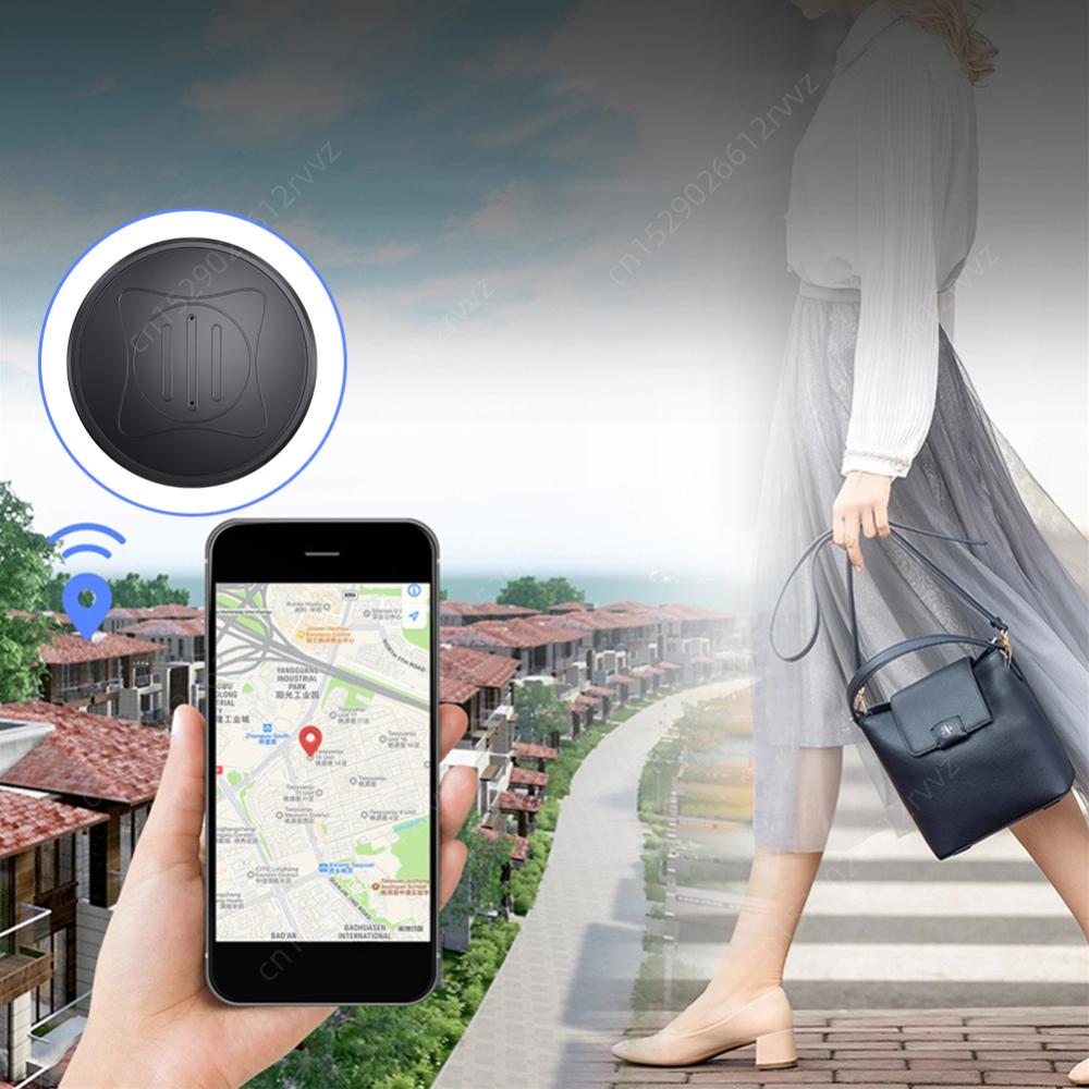 Mini GPS Tracker Pet Child Elder Tracker Wallet Location Positioning Strong Magnetic Car Vehicle Tracking Anti-lost Anti-theft