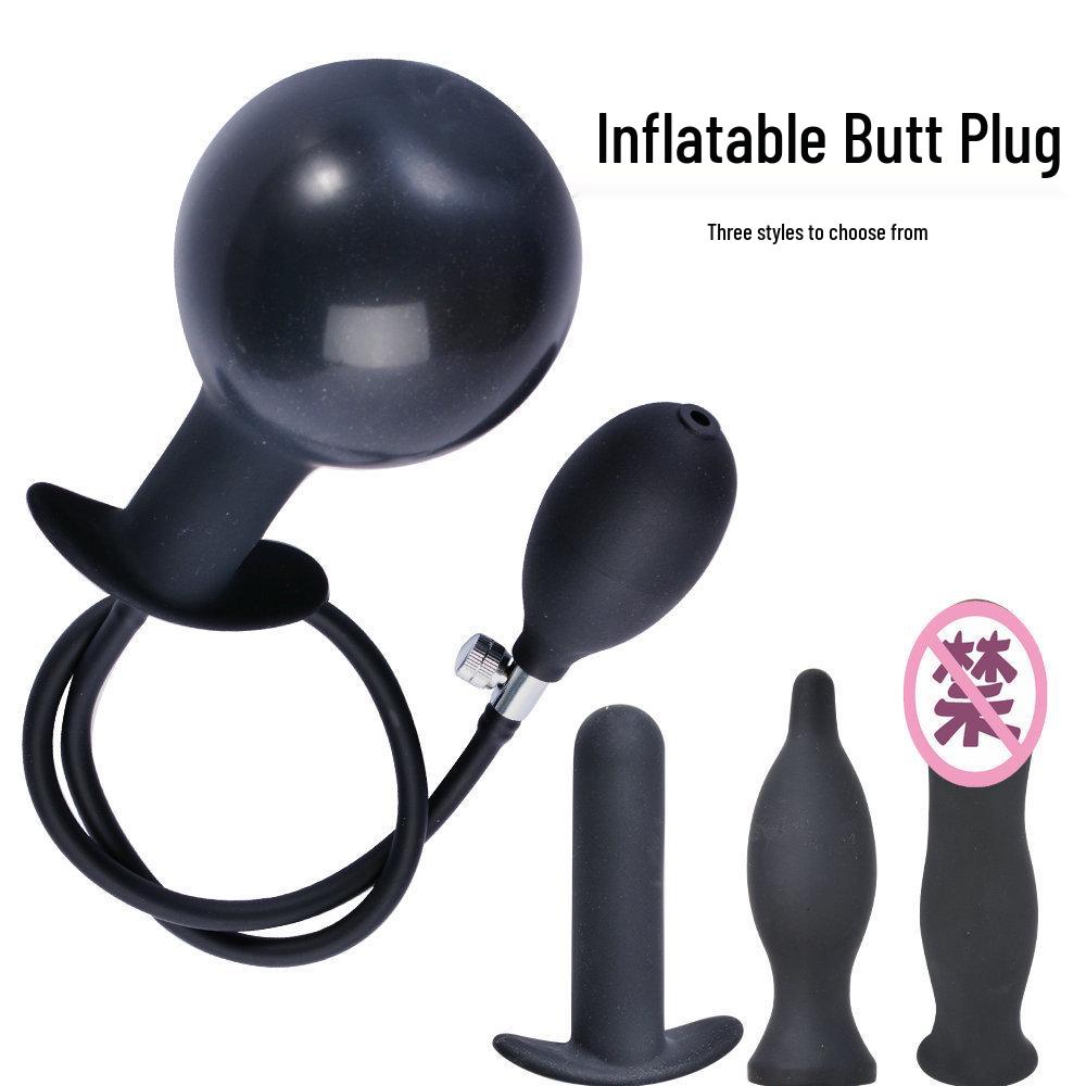 Inflatable Anal Expansion Plug Adult Toy for Women