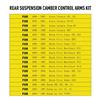 EK/EG Adjustable Front Lower Cambers Arm Kit