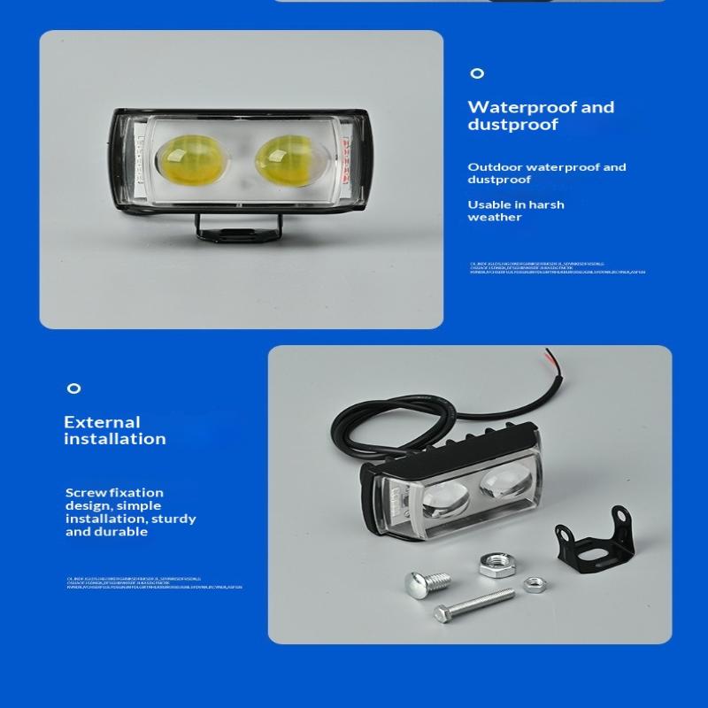 Motorrad LED Blinker Fahrlicht Nebelscheinwerfer Zusatzscheinwerfer 4 Farben Licht Für Atv Suv Utv Motorrad Zubehör Licht