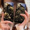 Jewel like brilliance For Samsung A 31 32 A33 A34 35 14 A15 13 16 25 26 50 52 53 54 55 56 70 71 72 73 Golden glass phone case