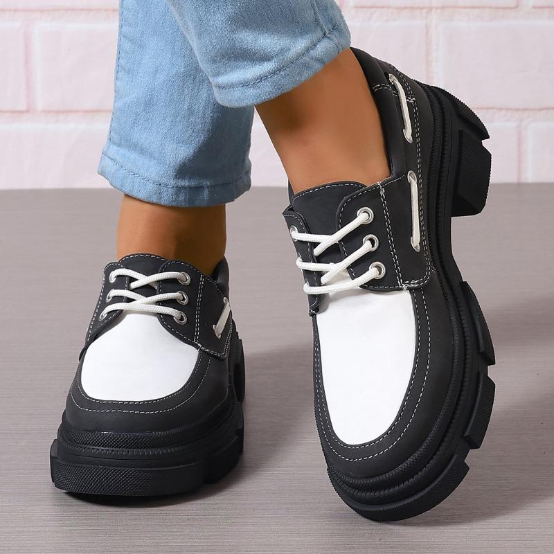 

Fashion Fashion Thick Bottom Women s Shoes Large Size 35 45 Summer Lace Up Loafers Round Toe Women Casual Mules Shoes Chaussures Femme 35 чёрный