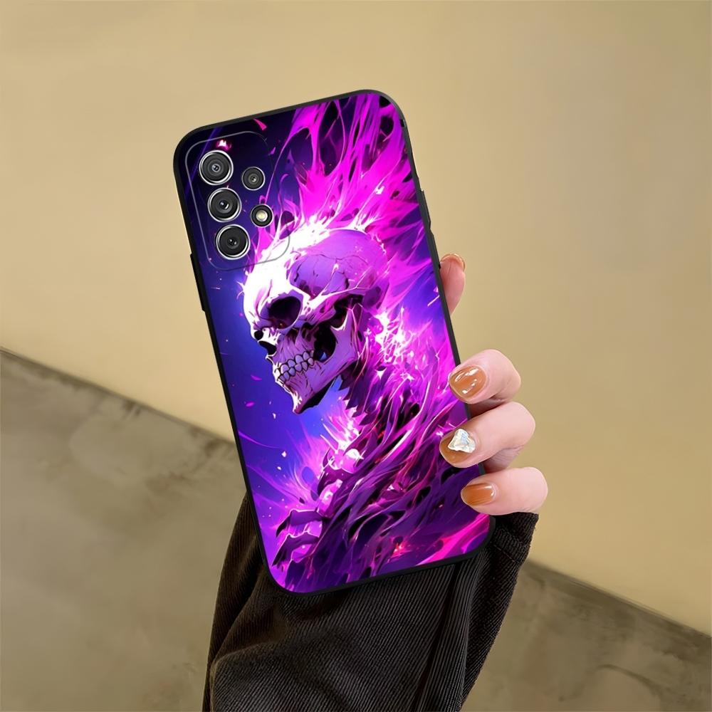 Skull Personality Cool Phone Case For Samsung S24 S25 S20 S26 S21 S22 S23 Ultra Fe Plus A05 A06 A16 A26 A36 A56 Cover