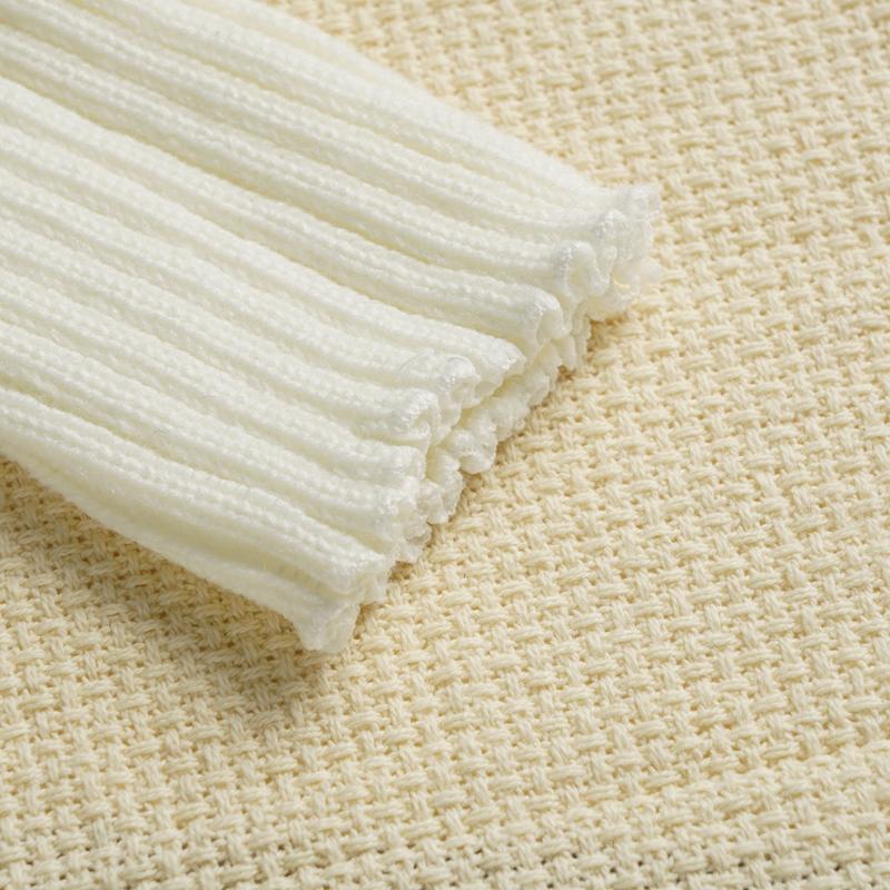 Women's Winter Warm Leg Warmers Female Knitted Hairy Warm Foot Cover Solid Color Lolita JK Warm Leggings Boot