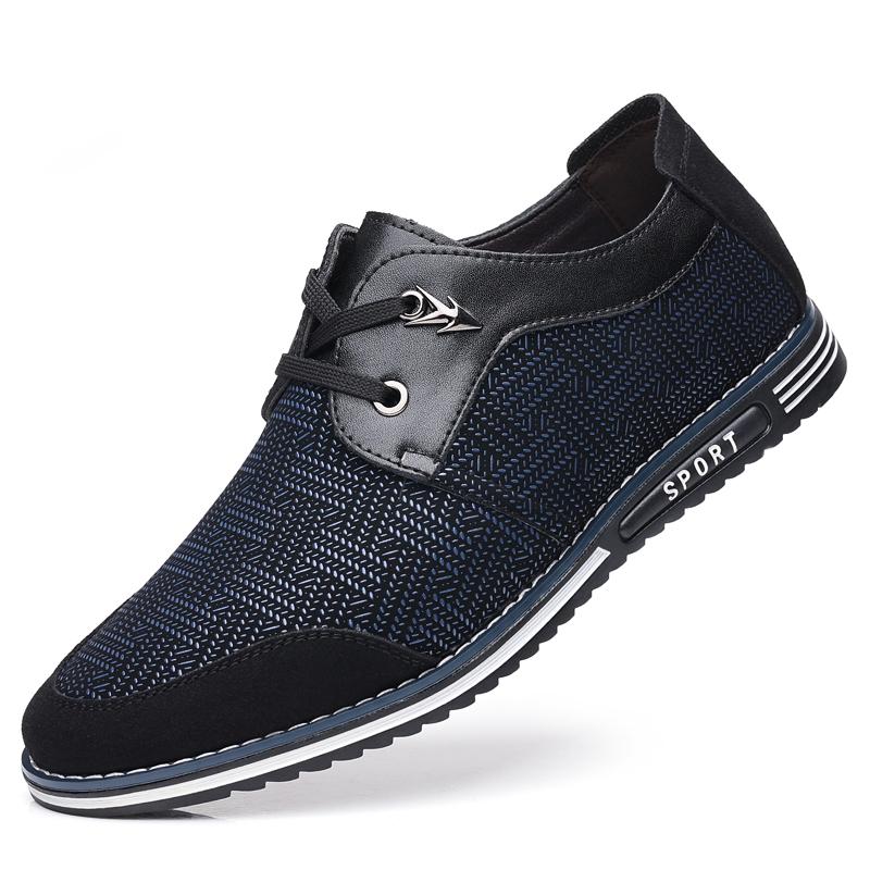 New Arrival Design Men's Leather Shoes Casual Style Mens Sneakers Leisure Design Men Driving Shoes Handmade Flat Big Size 38-50