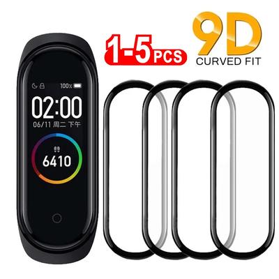 1/3/5 SZT 9D Folia Ochronna Na Xiaomi Mi Band 8 7 Pro Pełne Pokrycie Ochraniacz Ekranu Mi Band 8 7 6 5 4 Folia Ochronna Nie Szkło