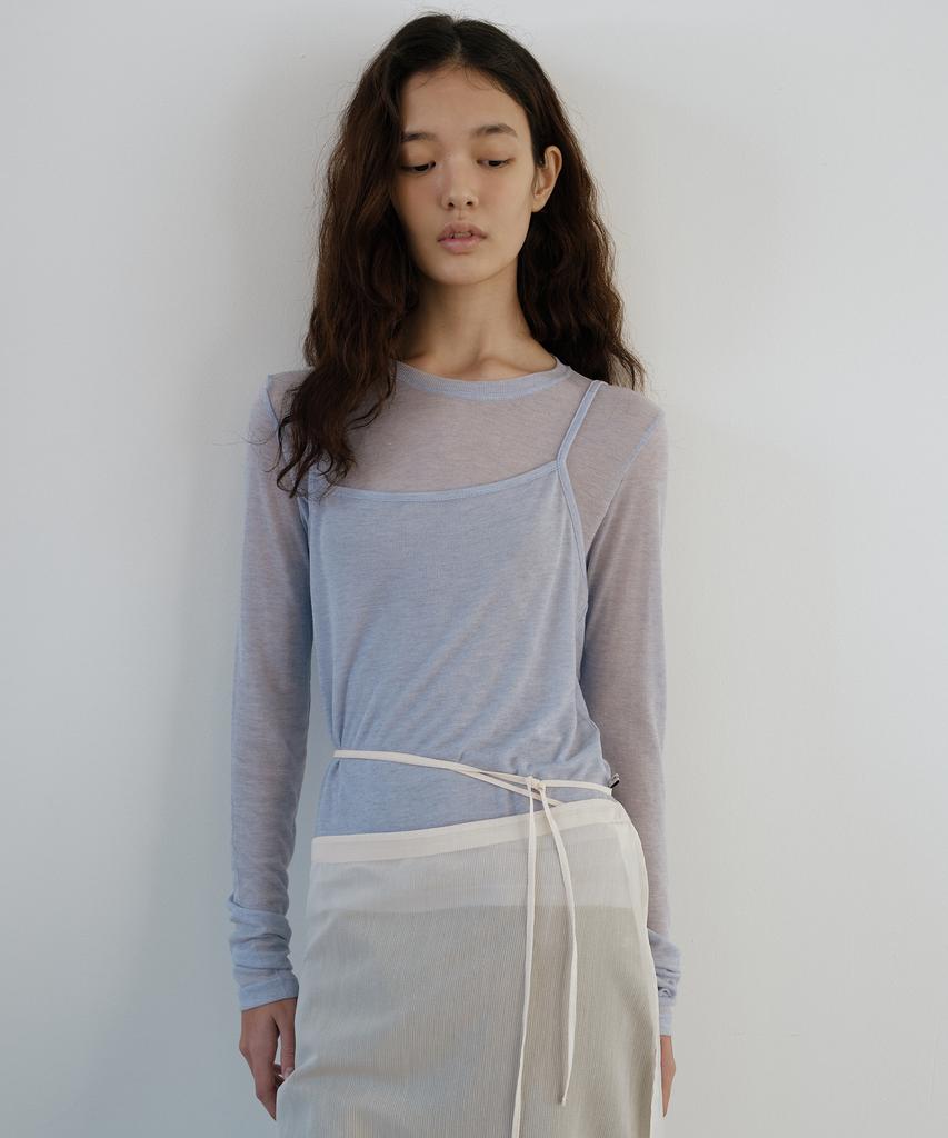 Yulago Tencel Layered T-Shirt Set
