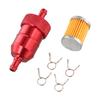 Aluminum Fuel Filter Inline Filter Motorcycle Fuel Filter Lightweight