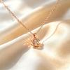 Korean Simple Necklace Women's Internet Celebrity Daily Letter Small Fragrance Warm Atmosphere Temperament Versatile Clavicle Chain