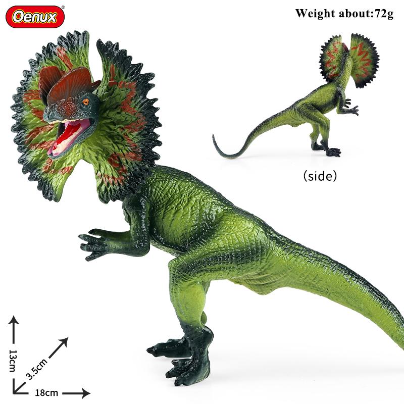 Oenux Jurassic Dinosaurus Indominus Rex Mosasaurus Saichania Dilophosauridae Spinosaurus Modell Actionfigurer Samling Leke for Barn