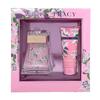 Set Ellen Tracy: Pink Sparkling, Eau De Parfum, For Women, 100 Ml + Pink Sparkling, Hydrating, Body Lotion, 100 Ml