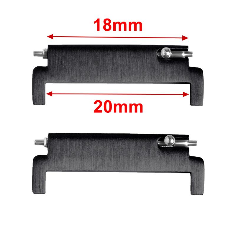 Adaptéry řemínku hodinek 20 mm na 18 mm 20 mm 22 mm na 22 mm 22 mm na 20 mm Kolíky s rychlým uvolněním Konektory Řemínek Pružinové tyčinky Příslušenství 2 ks