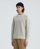 KNITTED Soft Cotton Drop Shoulder Waffle Knit Oatmeal