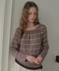 OURNOSTALGIA Moss Stripe Shirring T-Shirt_Dusty Pink(Ob6Tp17)
