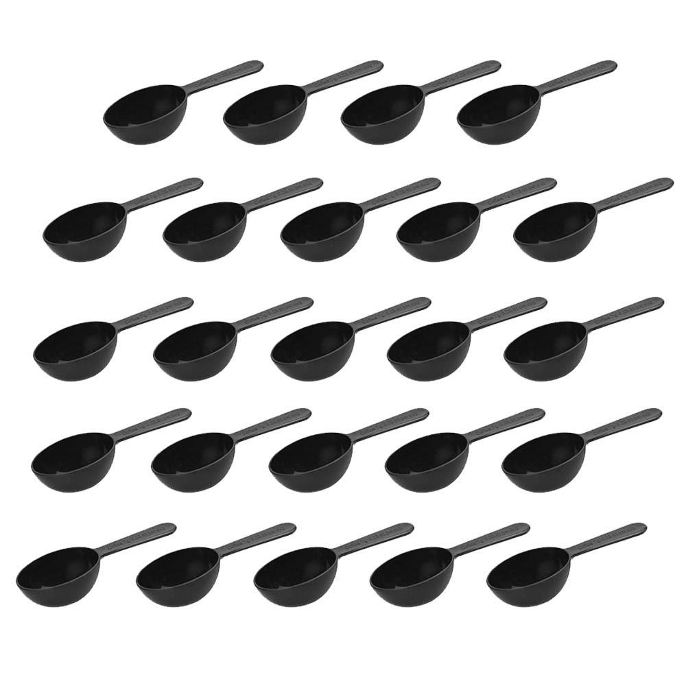 24pcs 7g/0.25oz Plastic Tablespoons Seasoning Tool Spice Spoon Measuring Spoon Coffee Scoop