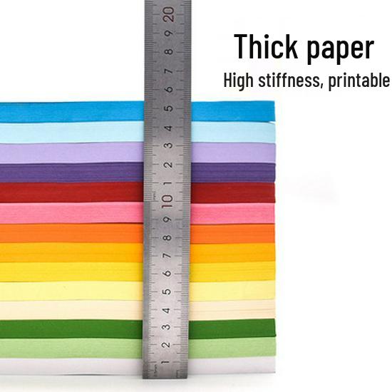 A4 Colored Cardstock for Office, Origami, Kindergarten, Student DIY 