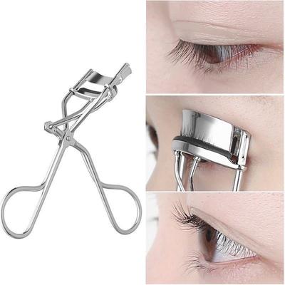 1Pc Nero Argento Curl Piegaciglia Ciglia In Acciaio Inox Trucco Cosmetico Piegaciglia Curling Ciglia Strumento