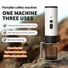 3 In 1 Espressoes Machine High Capacity Battery Digital Display Wireless Washable Usb Rechargeable Coffee Maker For Travel