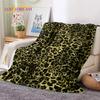 Manta de Franela Suave con Estampado de Rayas de Cebra Coloridas, Leopardo y Tigre, Manta de Tiro Cómoda para Picnic, Camas, Hogar