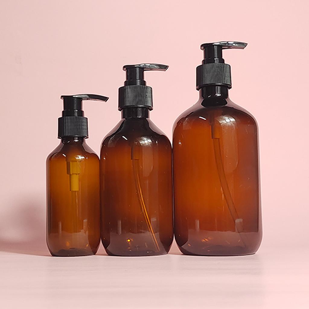 150ML 300ML 500MLEmpty Bath Pump Bottle Bathroom Portable Soap Dispensers Refillable Lotion Shampoo Shower Gel Soap Container