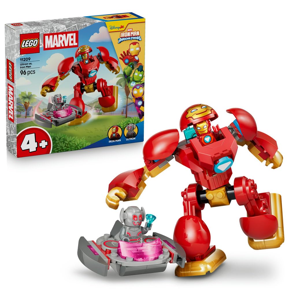 LEGO Marvel Ultron Vs. Iron Man 11209 Toy for Boys and Girls