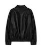 HYOJI 26 Fw Leather Minimal Blouson Crop Jacket (Black)