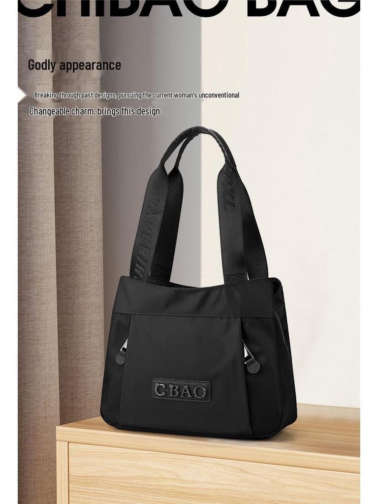 Oxford Stoff Dame Tote & Skulderveske - Trendy Pendler Håndveske