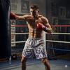 Thunderbolt Treinamento Muay Thai Boxe Kickboxing Shorts Estampados Secagem Rápida Artes Marciais Boxer Unissex Homens Mulheres Crianças Calças Fitness Academia Esporte Treino
